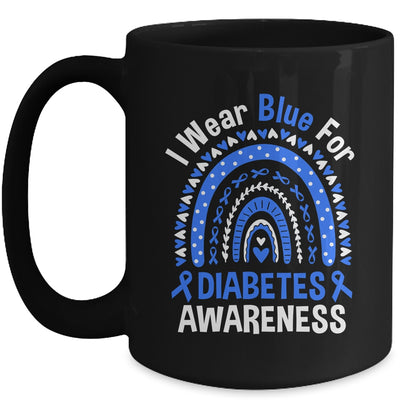I Wear Blue For Diabetes Awareness Type One Diabetes Mug | siriusteestore