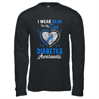 I Wear Blue For My Dad Type 1 Diabetes Awareness Month Warrior Shirt & Hoodie | siriusteestore