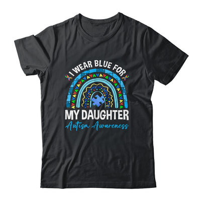 I Wear Blue For My Daughter Autism Awareness Matching Family Shirt & Hoodie | siriusteestore