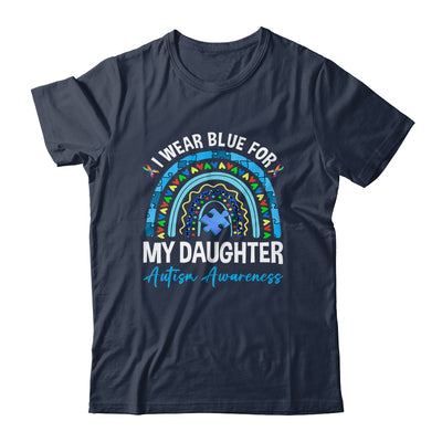 I Wear Blue For My Daughter Autism Awareness Matching Family Shirt & Hoodie | siriusteestore