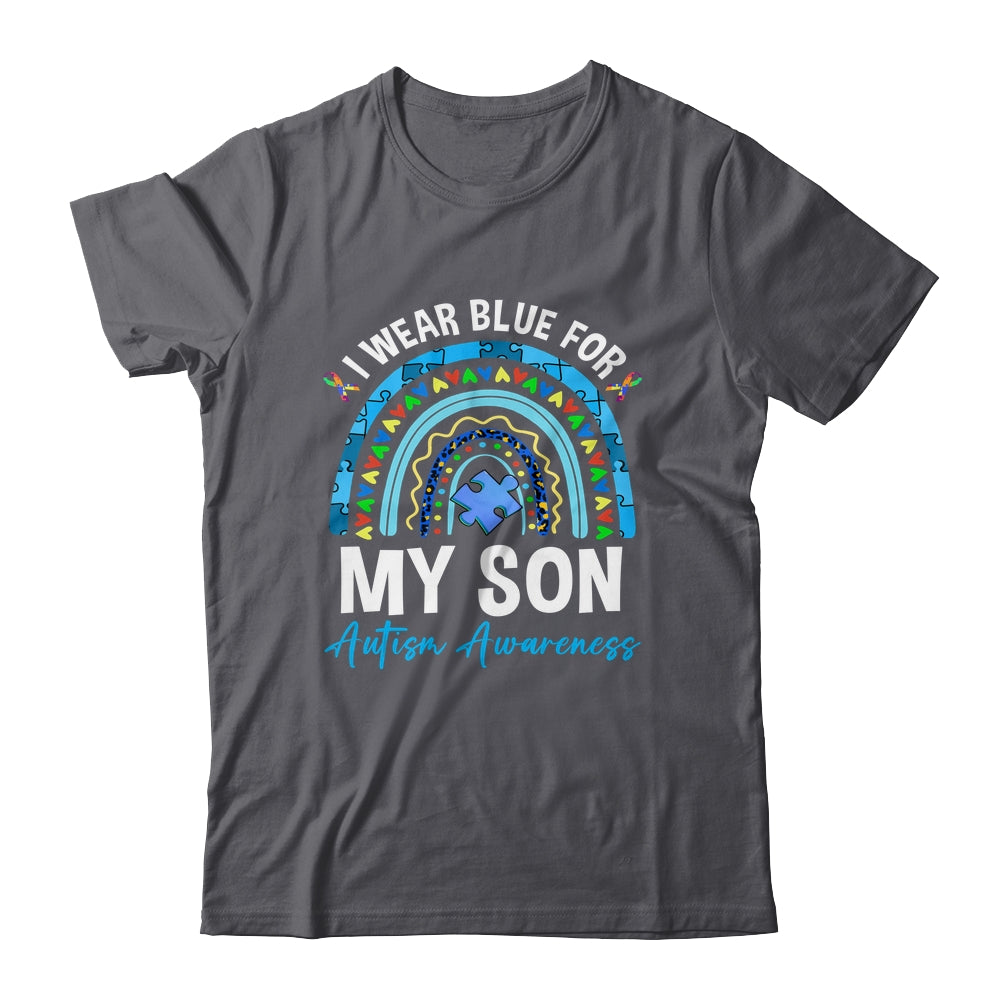 I Wear Blue For My Son Autism Awareness Matching Family Shirt & Hoodie | siriusteestore