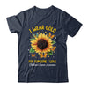 I Wear Gold Childhood Cancer Awareness Sunflower Women Kids Shirt & Hoodie | siriusteestore