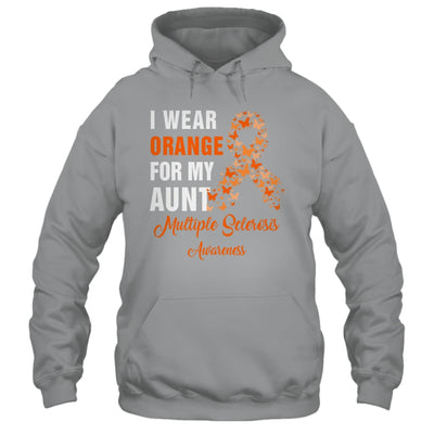 I Wear Orange For My Aunt MS Warrior Multiple Sclerosis Shirt & Hoodie | siriusteestore