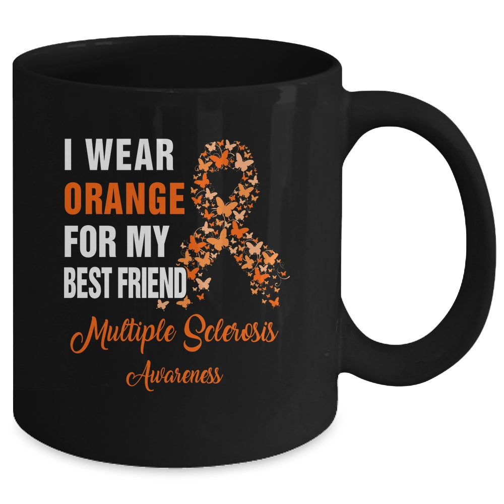 I Wear Orange For My Best Friend Warrior Multiple Sclerosis Mug | siriusteestore