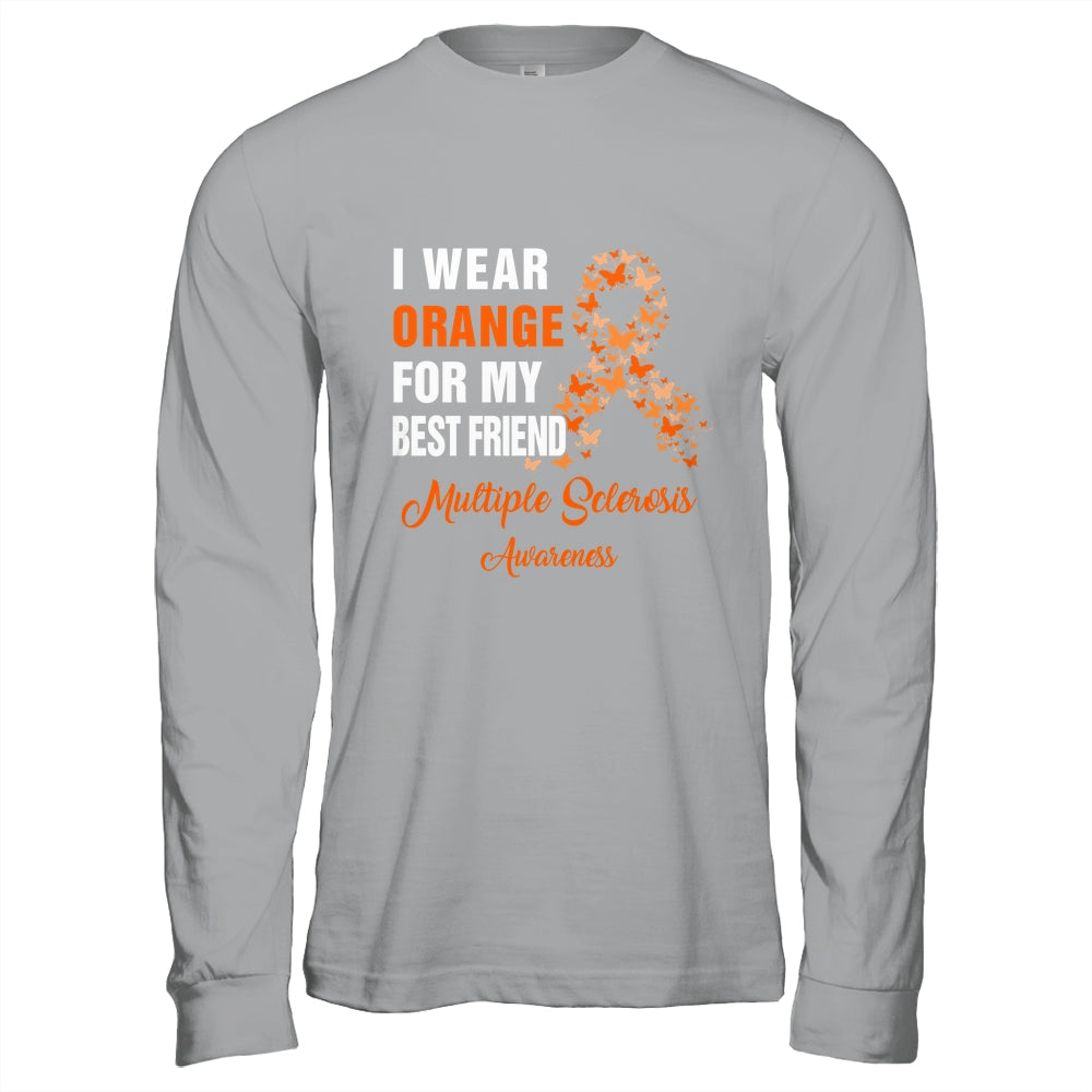 I Wear Orange For My Best Friend Warrior Multiple Sclerosis Shirt & Hoodie | siriusteestore