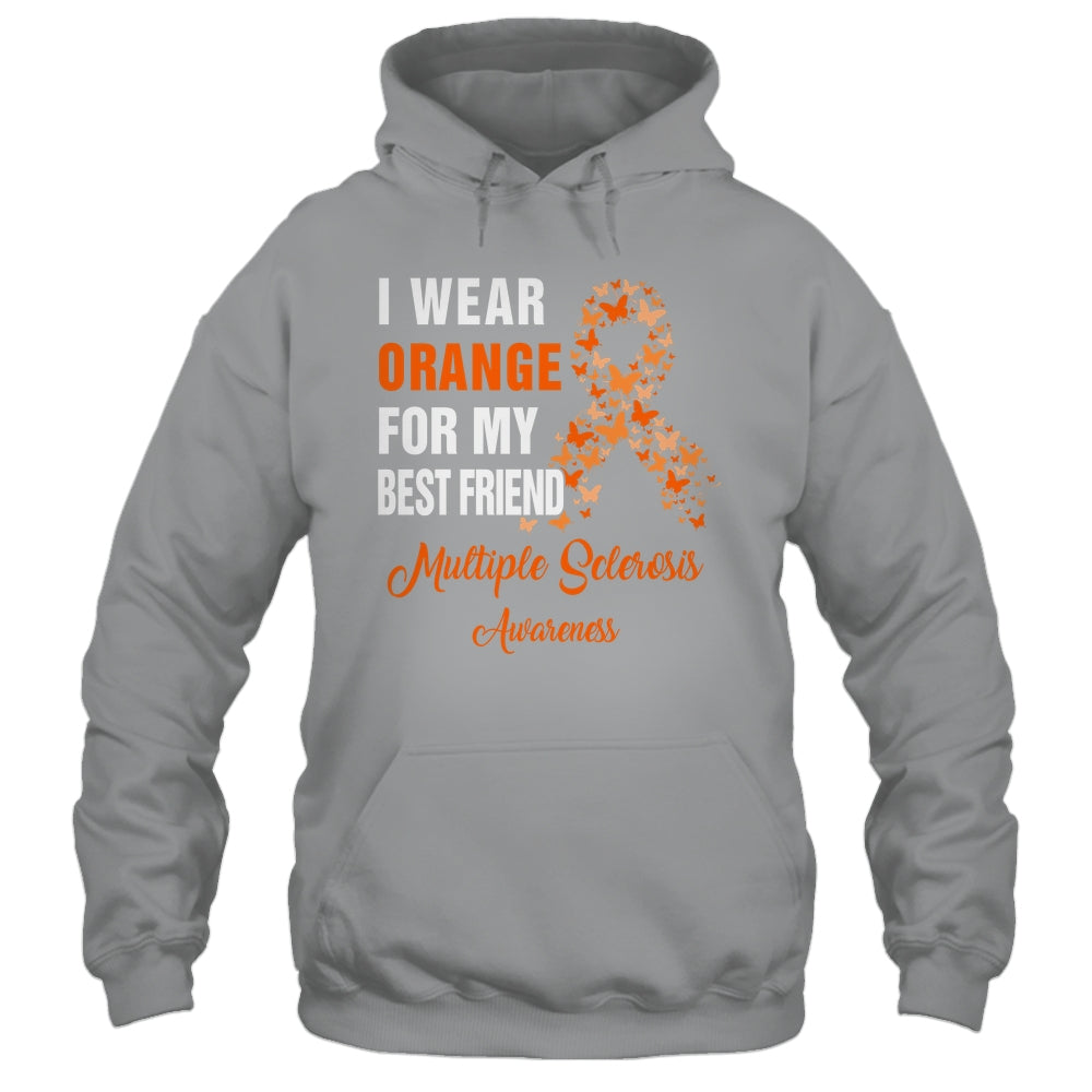 I Wear Orange For My Best Friend Warrior Multiple Sclerosis Shirt & Hoodie | siriusteestore