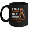 I Wear Orange For My Grandma MS Warrior Multiple Sclerosis Mug | siriusteestore