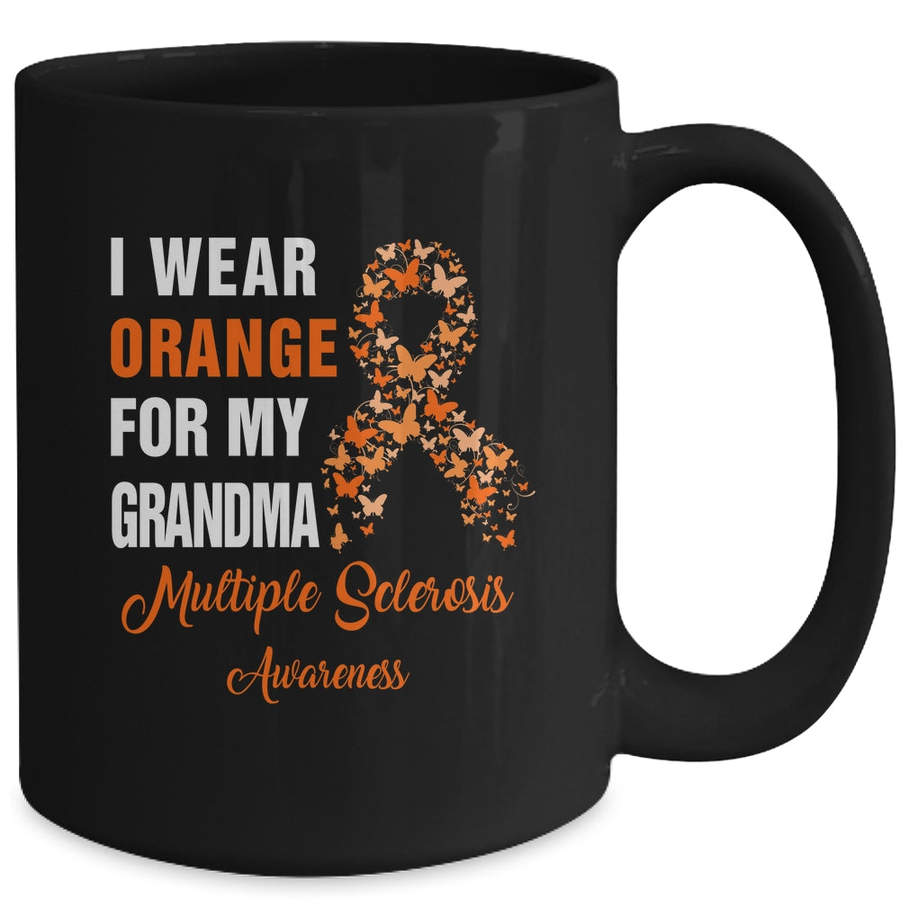 I Wear Orange For My Grandma MS Warrior Multiple Sclerosis Mug | siriusteestore