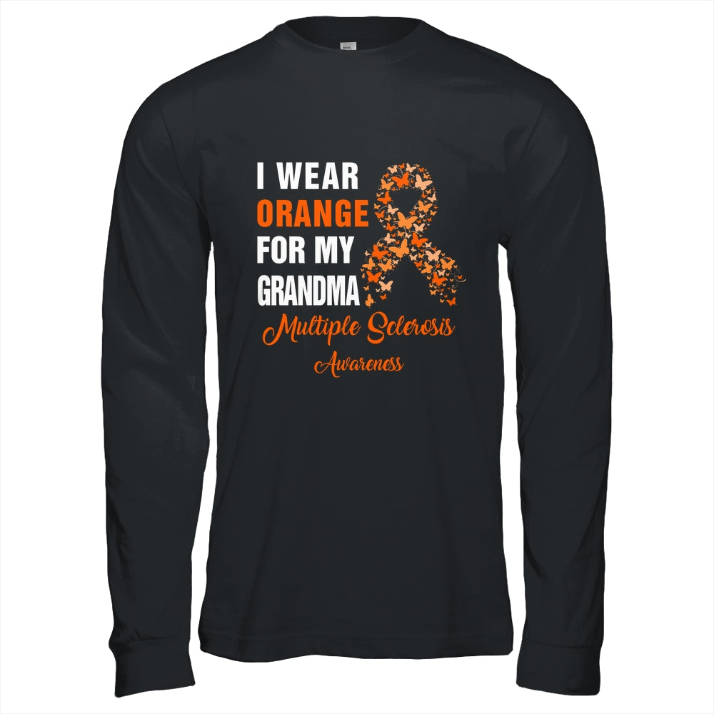 I Wear Orange For My Grandma MS Warrior Multiple Sclerosis Shirt & Hoodie | siriusteestore