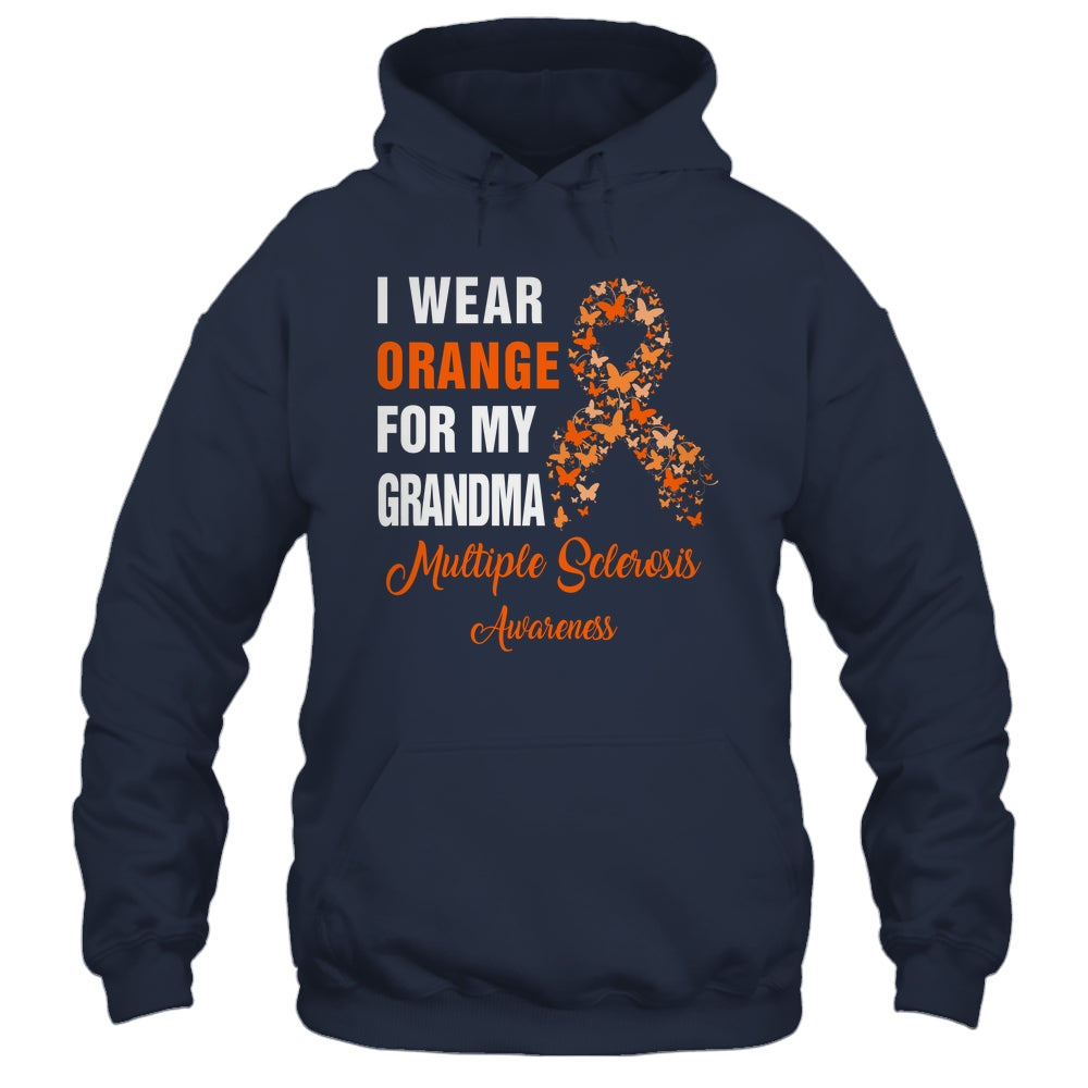 I Wear Orange For My Grandma MS Warrior Multiple Sclerosis Shirt & Hoodie | siriusteestore