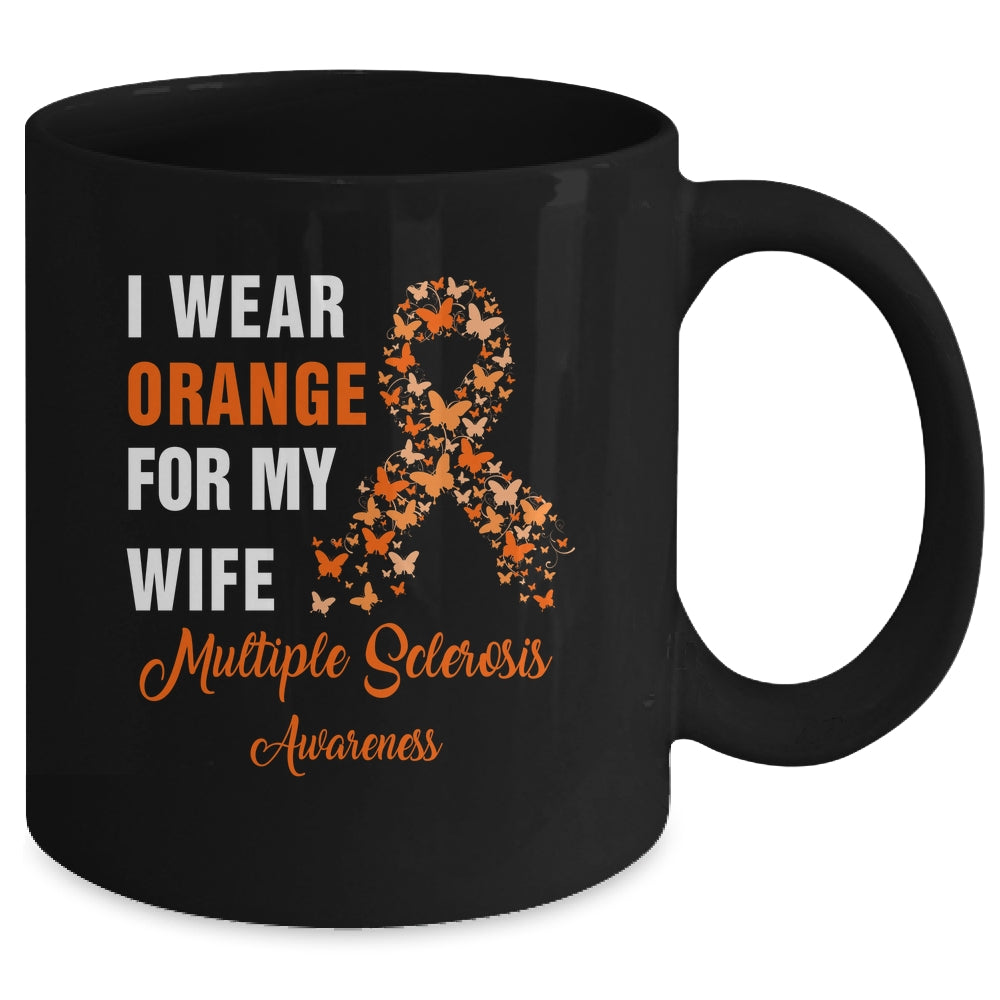 I Wear Orange For My Wife MS Warrior Multiple Sclerosis Mug | siriusteestore
