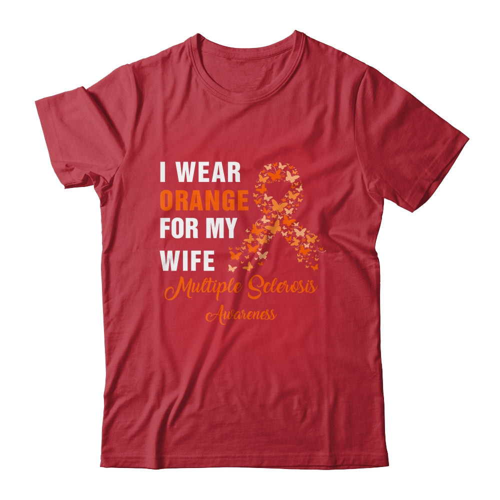 I Wear Orange For My Wife MS Warrior Multiple Sclerosis Shirt & Hoodie | siriusteestore