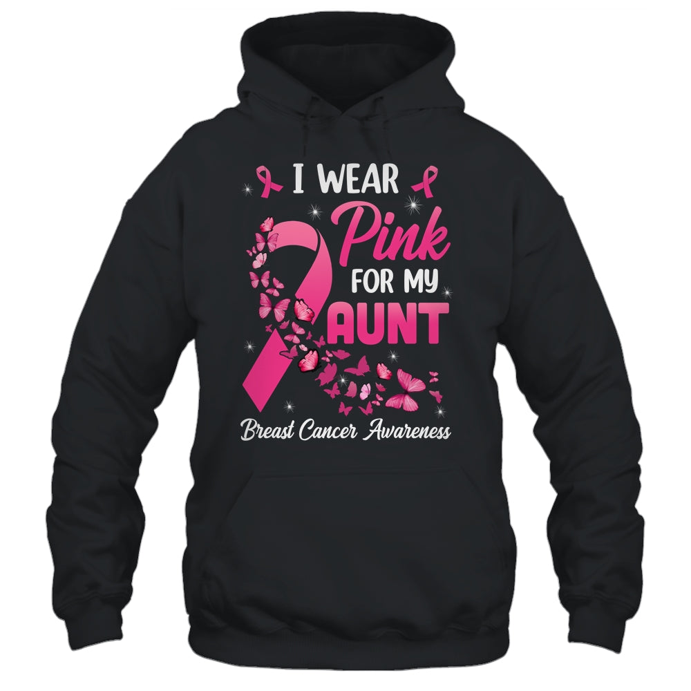 I Wear Pink For My Aunt Breast Cancer Awareness Women Shirt & Tank Top | siriusteestore