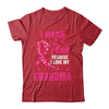 I Wear Pink For My Grandma Breast Cancer Awareness Butterfly Shirt & Tank Top | siriusteestore