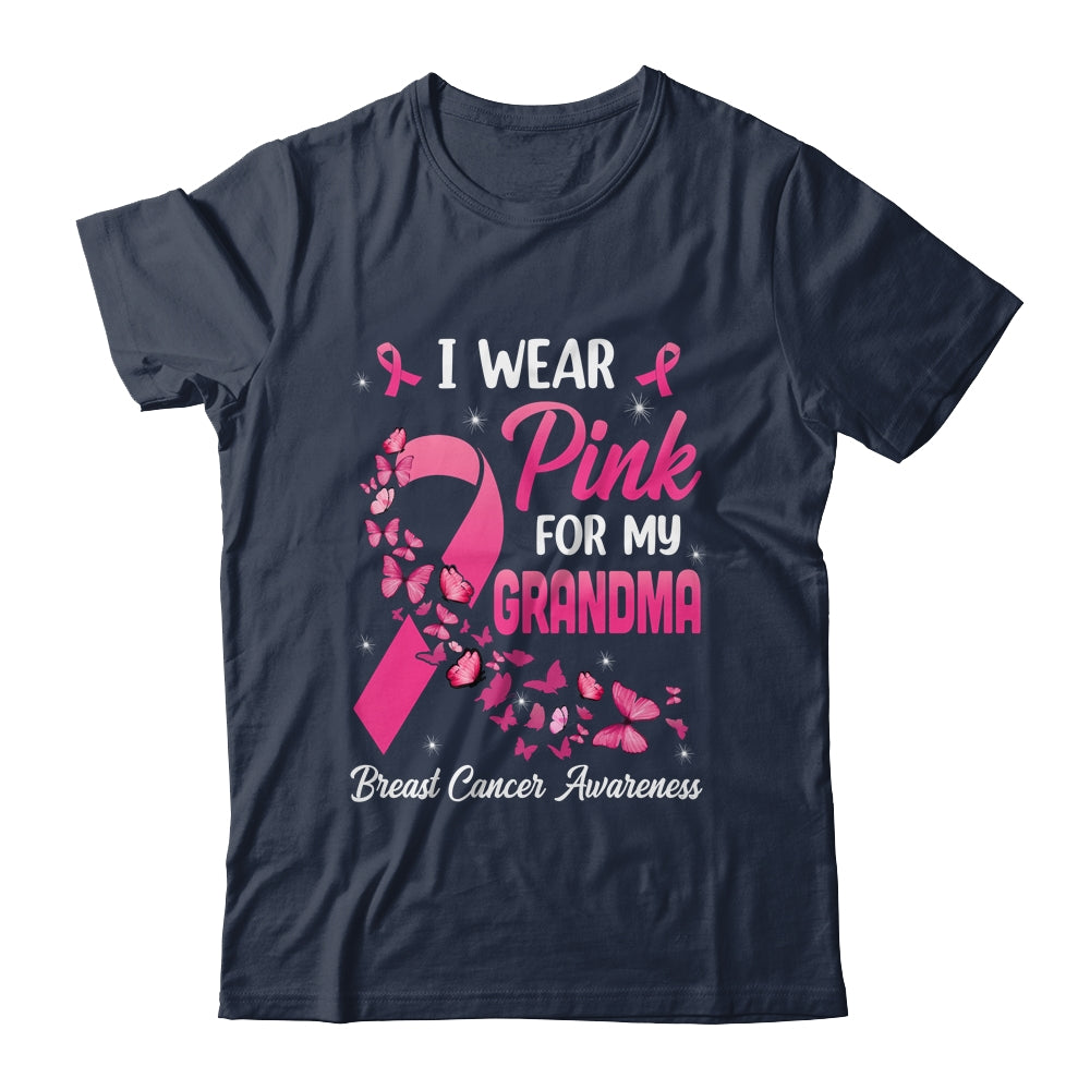 I Wear Pink For My Grandma Breast Cancer Awareness Women Shirt & Tank Top | siriusteestore