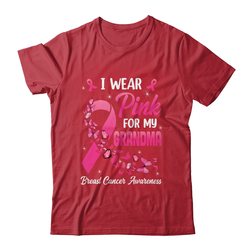 I Wear Pink For My Grandma Breast Cancer Awareness Women Shirt & Tank Top | siriusteestore