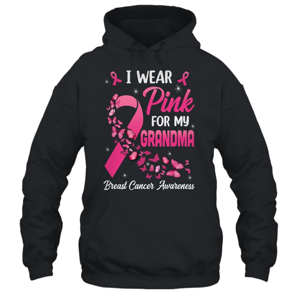 I Wear Pink For My Grandma Breast Cancer Awareness Women Shirt & Tank Top | siriusteestore
