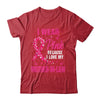 I Wear Pink For My Mother-In-Law Breast Cancer Awareness Butterfly Shirt & Tank Top | siriusteestore