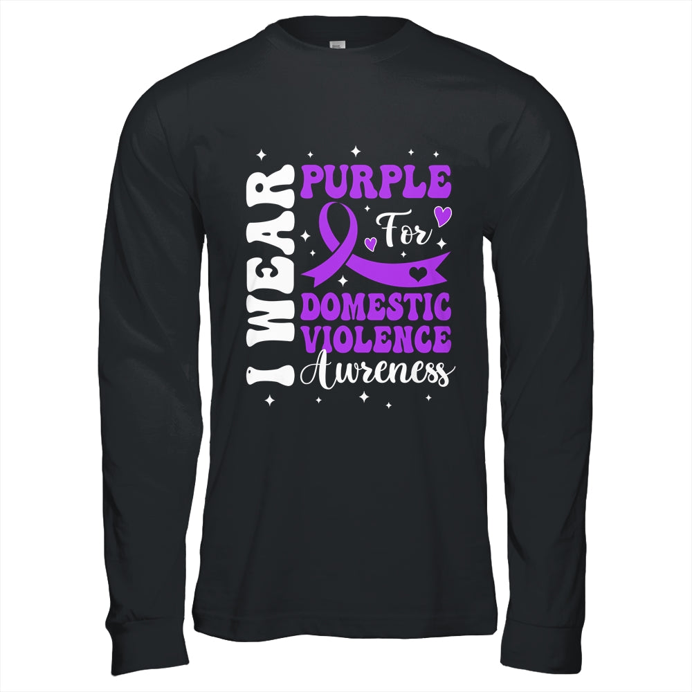 I Wear Purple Domestic Violence Awareness Men Women Shirt & Hoodie | siriusteestore