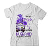 I Wear Purple For My Husband Gnome Alzheimer's Awareness Shirt & Hoodie | siriusteestore