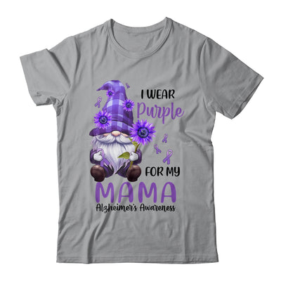 I Wear Purple For My Mama Gnome Alzheimer's Awareness Shirt & Hoodie | siriusteestore