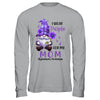 I Wear Purple For My Mom Gnome Alzheimer's Awareness Shirt & Hoodie | siriusteestore