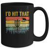 I'd Hit That Funny Disc Golf Art Vintage Disc Sport Player Mug | siriusteestore