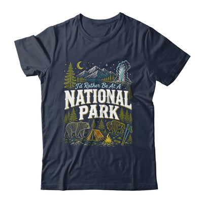 I'd Rather Be At A National Park Hiking Camping Nature Lover Shirt & Tank Top | siriusteestore