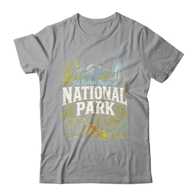 I'd Rather Be At A National Park Hiking Camping Nature Lover Shirt & Tank Top | siriusteestore