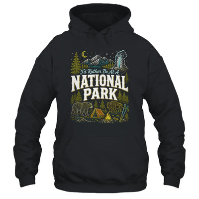 I'd Rather Be At A National Park Hiking Camping Nature Lover Shirt & Tank Top | siriusteestore