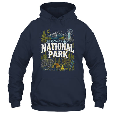 I'd Rather Be At A National Park Hiking Camping Nature Lover Shirt & Tank Top | siriusteestore