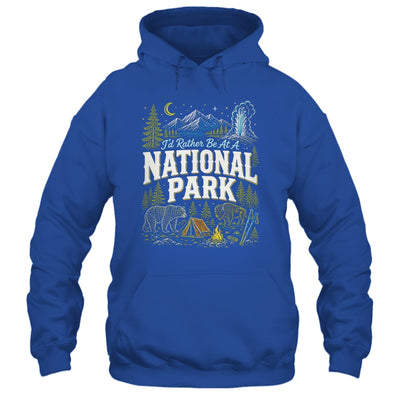 I'd Rather Be At A National Park Hiking Camping Nature Lover Shirt & Tank Top | siriusteestore