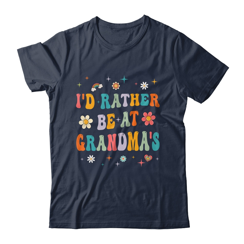 I'd Rather Be At Grandma's Funny Grandmother Mom Mother Shirt & Hoodie | siriusteestore