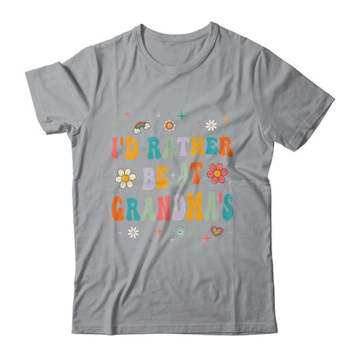 I'd Rather Be At Grandma's Funny Grandmother Mom Mother Shirt & Hoodie | siriusteestore