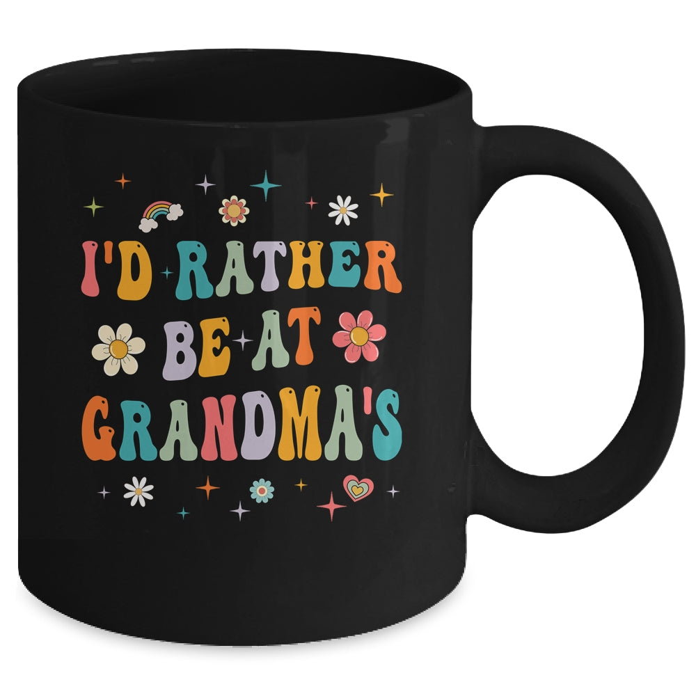 I'd Rather Be At Grandma's Funny Grandmother Mom Mother Mug | siriusteestore