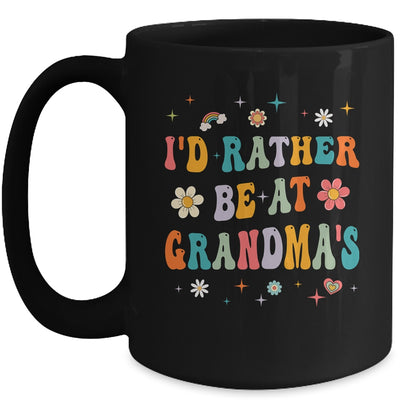 I'd Rather Be At Grandma's Funny Grandmother Mom Mother Mug | siriusteestore
