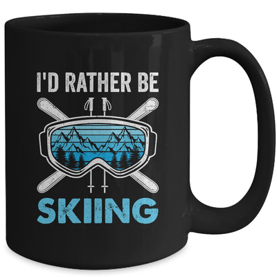 I'd Rather Be Skiing Ski Winter Sports Freestyle Skier Mug | siriusteestore