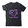 I'll Remember For You Purple Butterfly Alzheimer's Awareness Shirt & Hoodie | siriusteestore