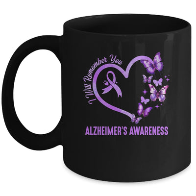 I'll Remember For You Purple Butterfly Alzheimer's Awareness Mug | siriusteestore