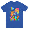 I'm 9 Years Old Capy Birthday To Me 9th Birthday Capybara Youth Shirt | siriusteestore