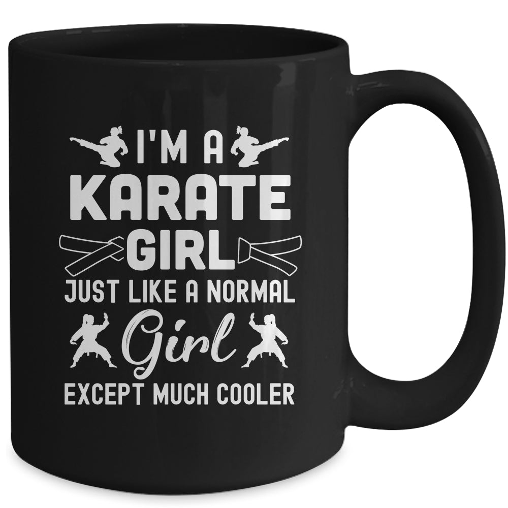 I'm A Karate Girls Design Art For Women Karate Black Belt Mug | siriusteestore