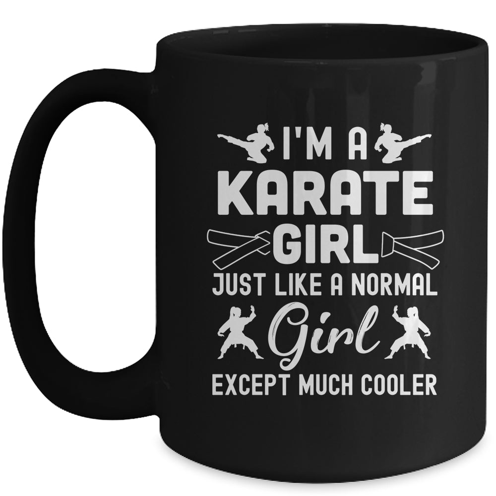 I'm A Karate Girls Design Art For Women Karate Black Belt Mug | siriusteestore