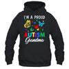 I'm A Proud Autism Grandma Butterflies Autism Awareness Shirt & Tank Top | siriusteestore