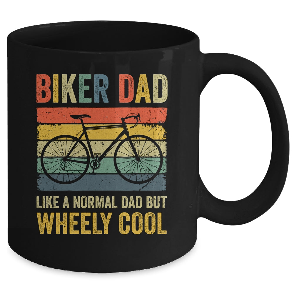 I'm Biker Dad Fathers Day Funny For Men Bicycle Bike Cycling Mug | siriusteestore