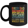 I'm Biker Dad Fathers Day Funny For Men Bicycle Bike Cycling Mug | siriusteestore