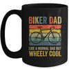 I'm Biker Dad Fathers Day Funny For Men Bicycle Bike Cycling Mug | siriusteestore