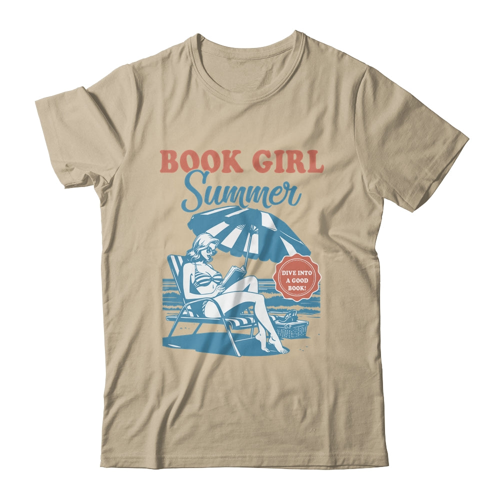 I'm Booked For The Summer Book Girl Summer Retro Funny Shirt & Tank Top | siriusteestore