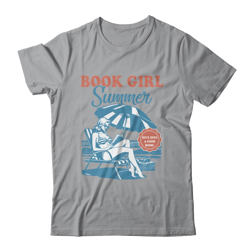 I'm Booked For The Summer Book Girl Summer Retro Funny Shirt & Tank Top | siriusteestore