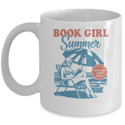 I'm Booked For The Summer Book Girl Summer Retro Funny Mug | siriusteestore
