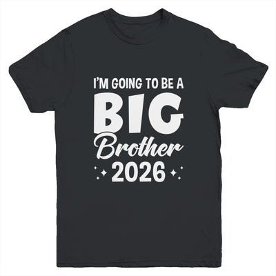 I'm Going To Be A Big Brother 2026 Leveled Up Big Bro Kids Youth Shirt | siriusteestore